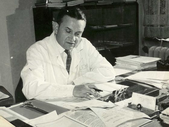 Zakladatel moderní československé epidemiologie Karel Raška (1909-1987).