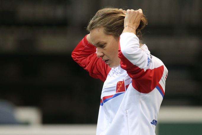 Barbora Strýcová před finále Fed Cupu 2018