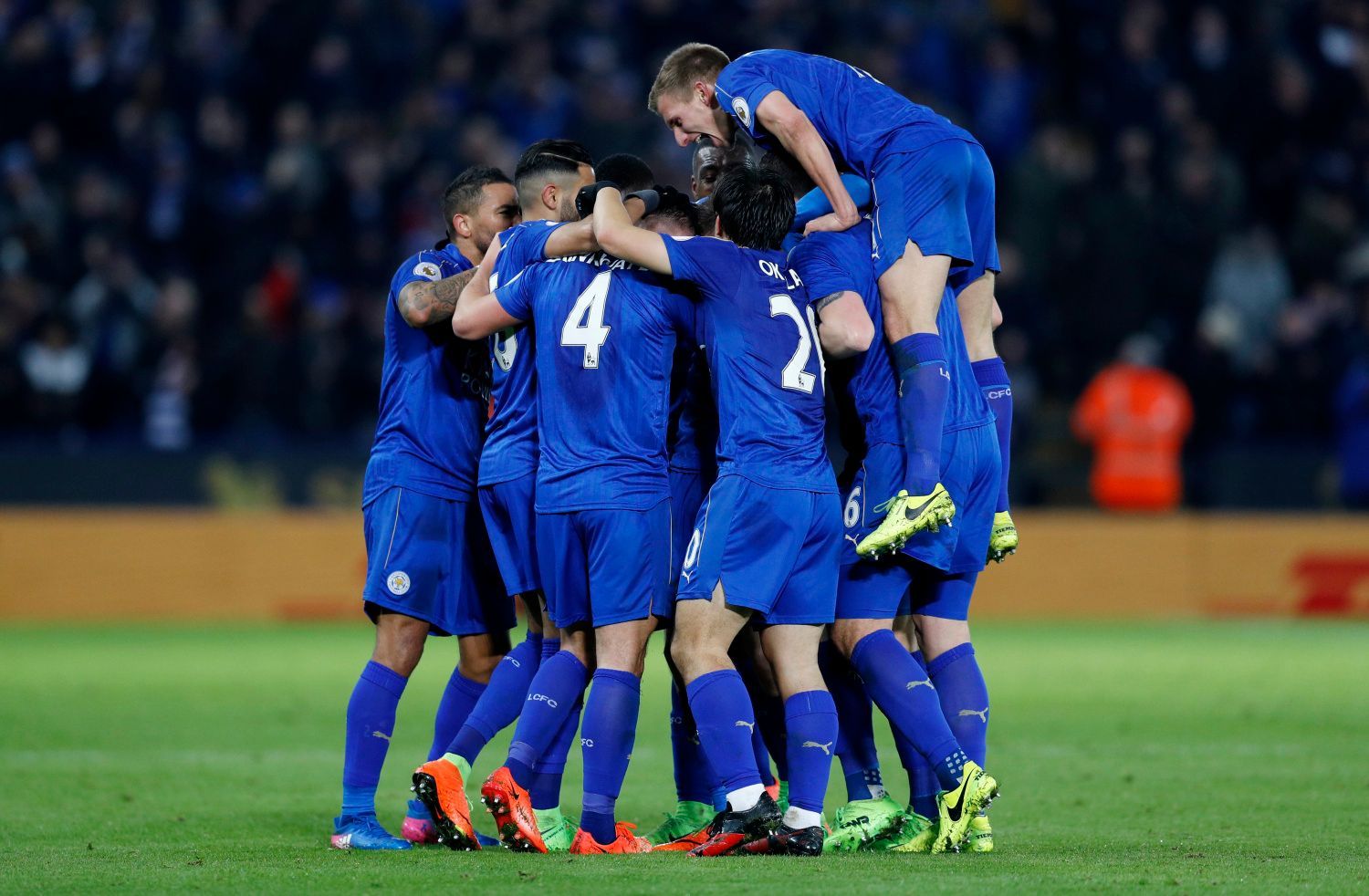 Radost fotbalistů Leicester City