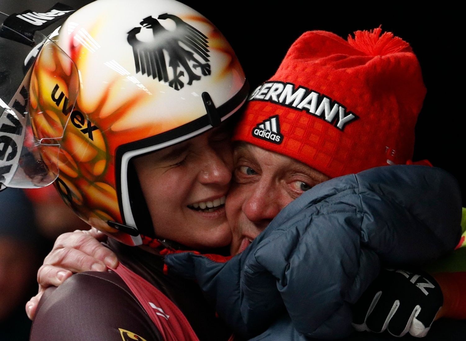 Německá sáňkařka Natalie Geisenbergerová slaví olympijské zlato