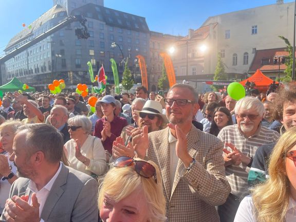 Bývalý premiér a předseda ODS Petr Nečas v květnu 2025, kdy přišel podpořit ODS na představování lídrů pro podzimní parlamentní volby.