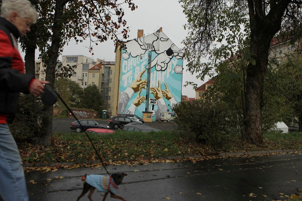 graffiti v Praze - výstava Městem posedlí