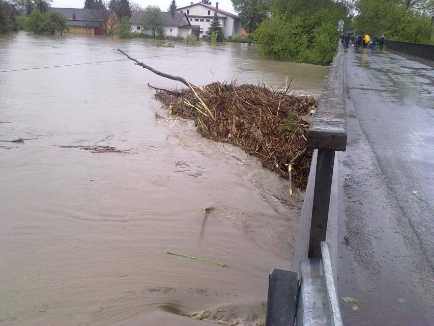 Povodně - Věřňovice - 2010