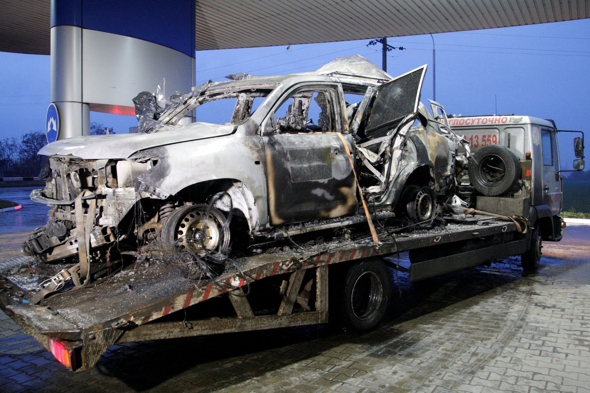 Poškozené vozidlo OBSE