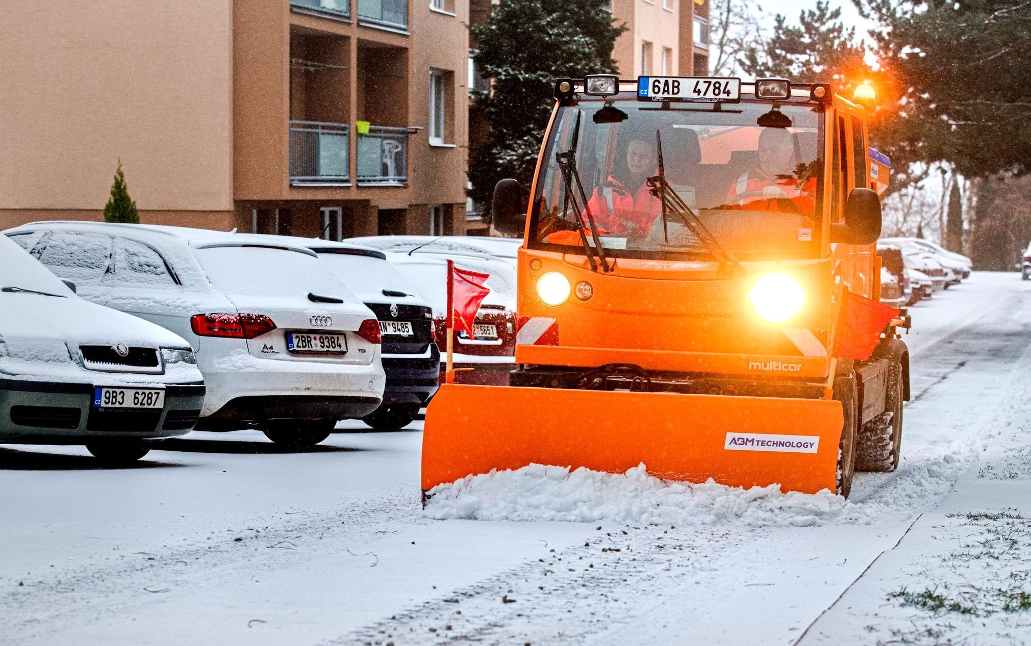 Česká republika, sníh, doprava, sněžení, kalamita