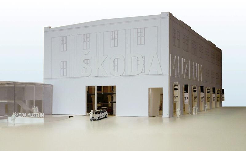 Škoda-Auto muzeum - vizualizace