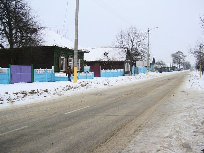 Ulice ve Větce, odkud po výbuchu většina obyvatel odešla. Někteří se později vrátili.