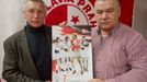 Dušan Herda a Peter Herda, legendy fotbalové Slavie