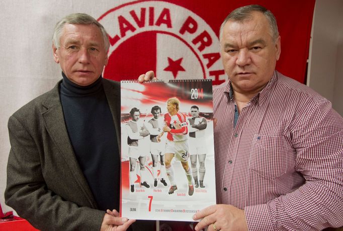 Dušan Herda a Peter Herda, legendy fotbalové Slavie