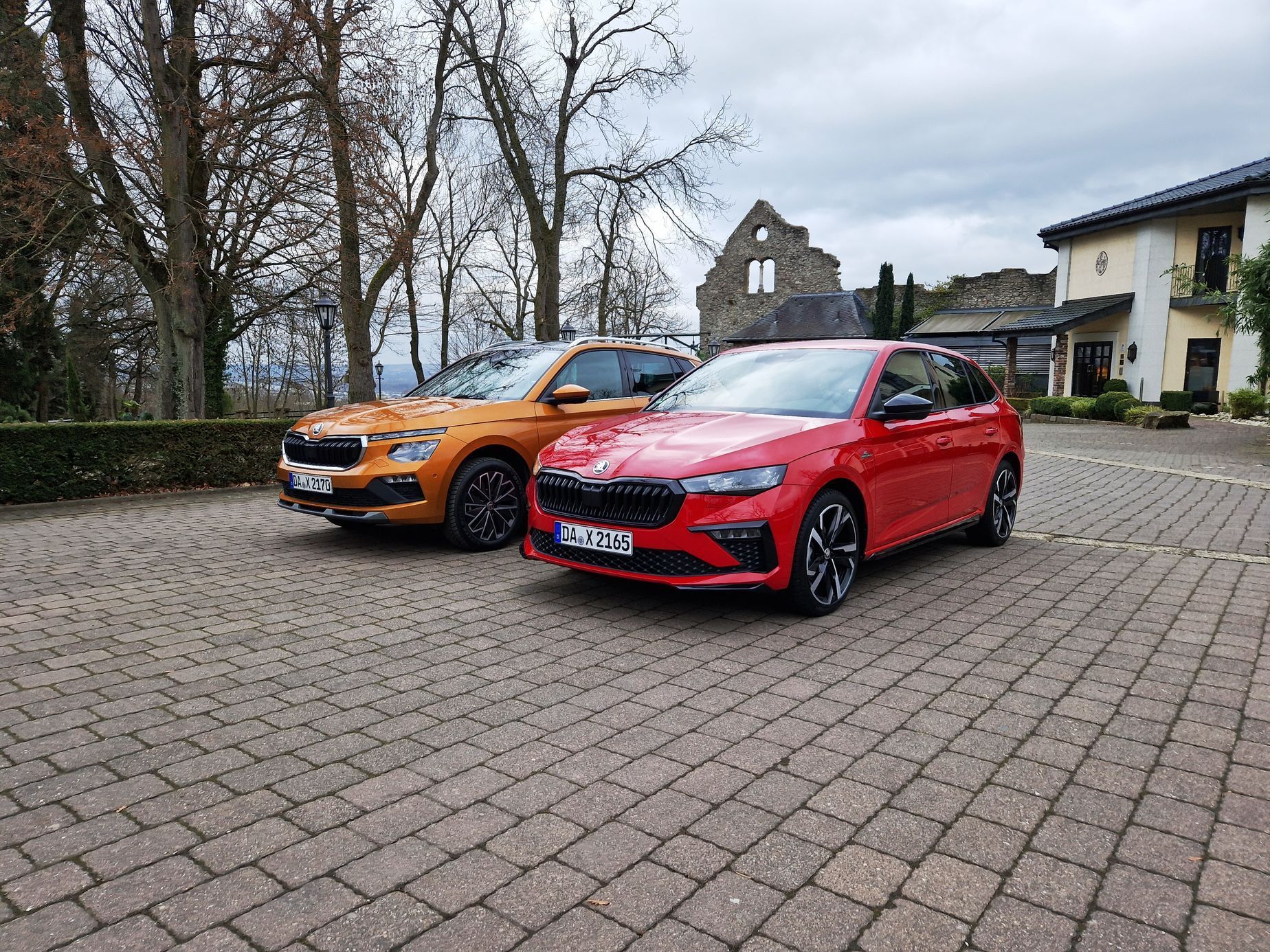 Škoda Scala a Kamiq jízdy Německo