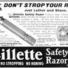 Jednorázové užití / Fotogalerie / Gillette / Před 120 lety požádal americký vynálezce King Camp Gillette o první patent na holicí strojek s vyměnitelnými čepelkami.