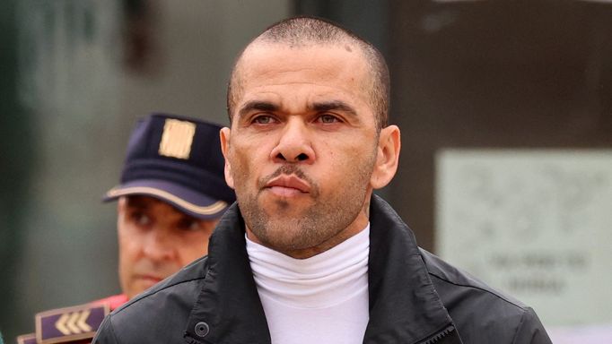 Soccer Football - Dani Alves Release From Prison - Brians 2 Prison, Barcelona, Spain - March 25, 2024 Brazilian soccer player Dani Alves leaves the Brians 2 prison on bai