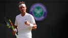 Rafael Nadal v prvním kole Wimbledonu.