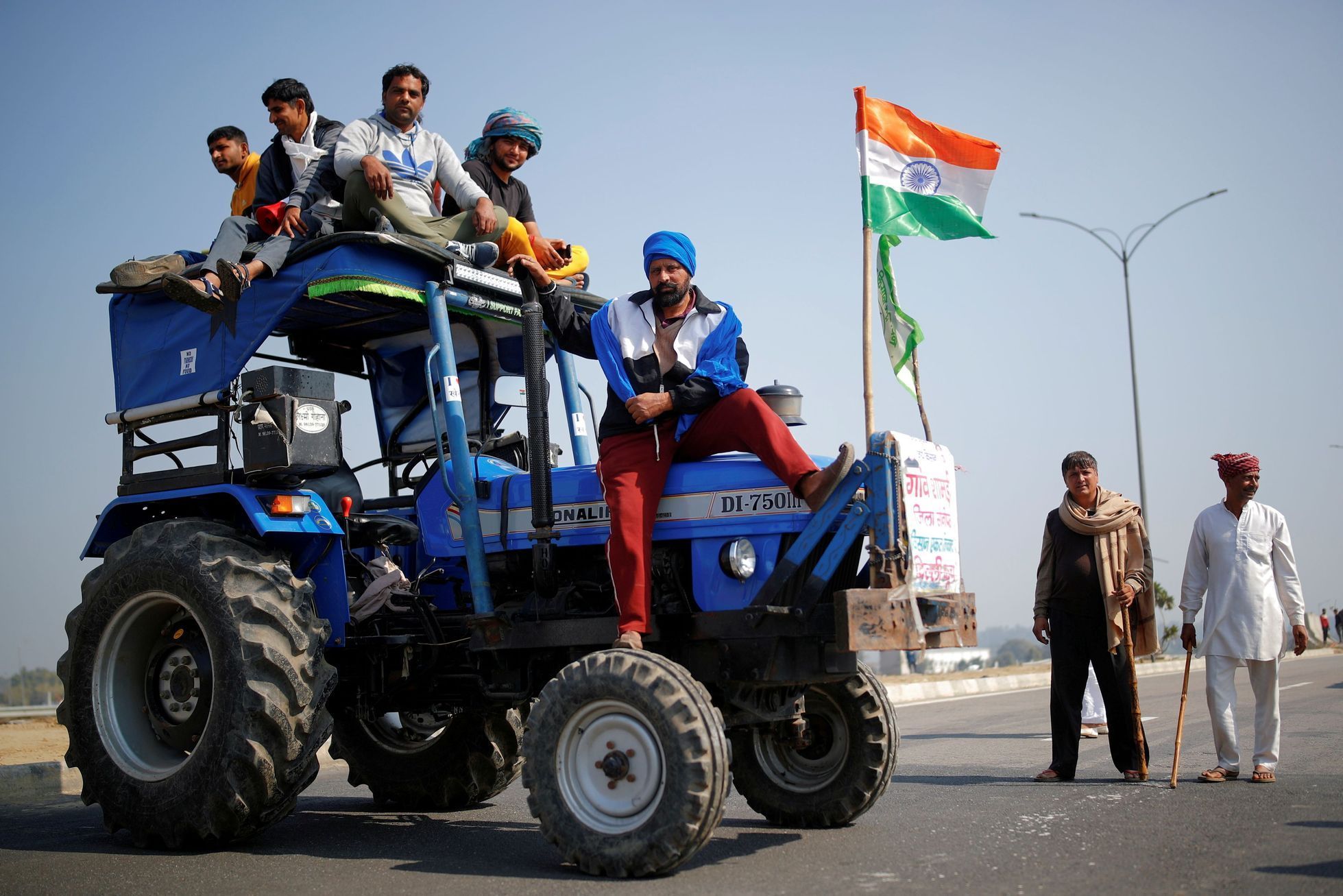 Protesty farmářů v Indii