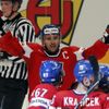 MS v hokeji 2012: Česko - Dánsko (Plekanec, radost)