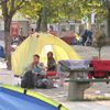Uprchlický tábor v Bělehradu