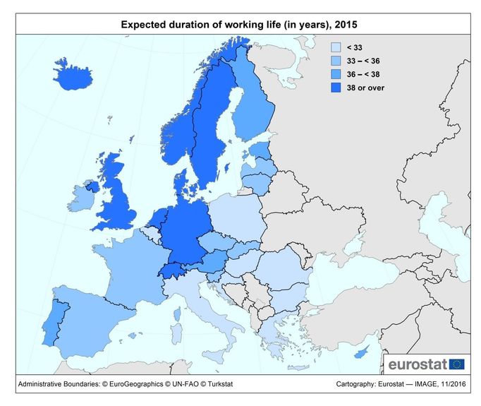 Očekávaná délka pracovního života