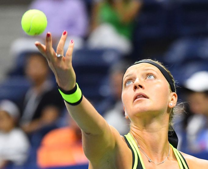 Petra Kvitová v osmifinále US Open 2016