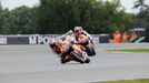 Motocyklový jezdec Casey Stoner z Austrálie na GP České republiky v Brně 2011.