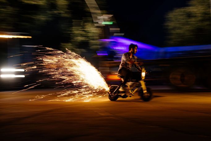 Snímek ze středečního zahájení festivalu Letní Letná.