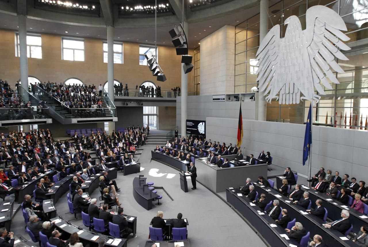 Nový německý prezident Joachim Gauck pronáší inaugurační řeč