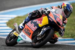 Hanika zajel v Argentině třetí čas mezi jezdci Moto3