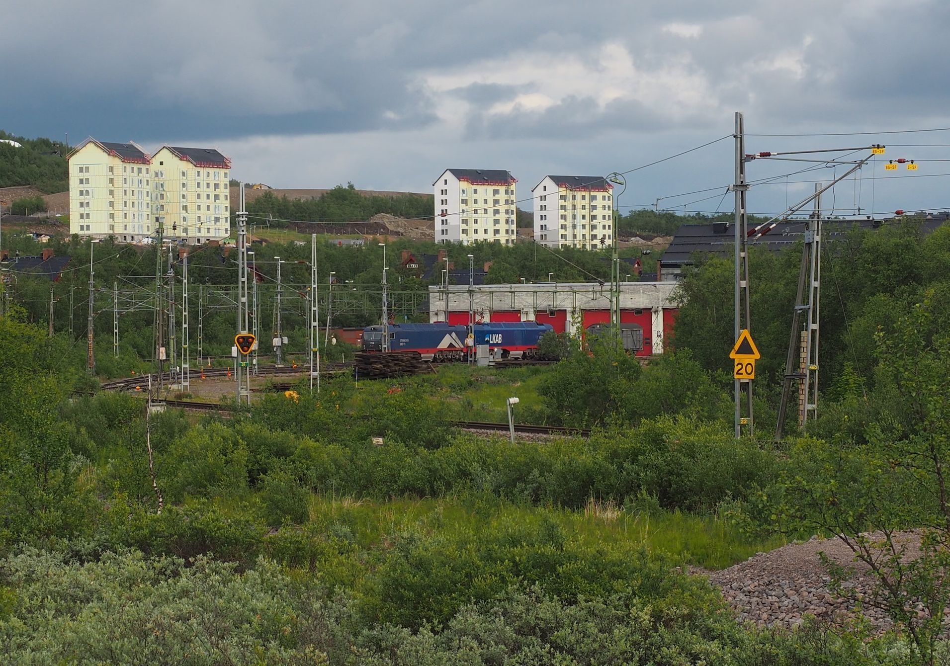 Kiruna - stěhování města kvůli těžbě rudy