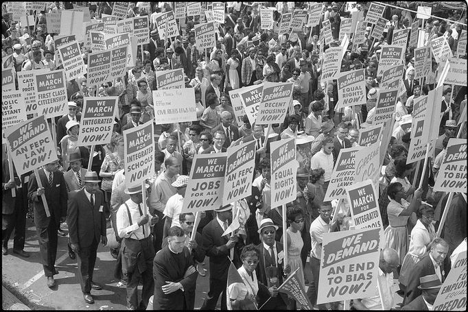 Fotografie ze života v USA v 50., 60. a 70 letech ze sbírek Library of Congress