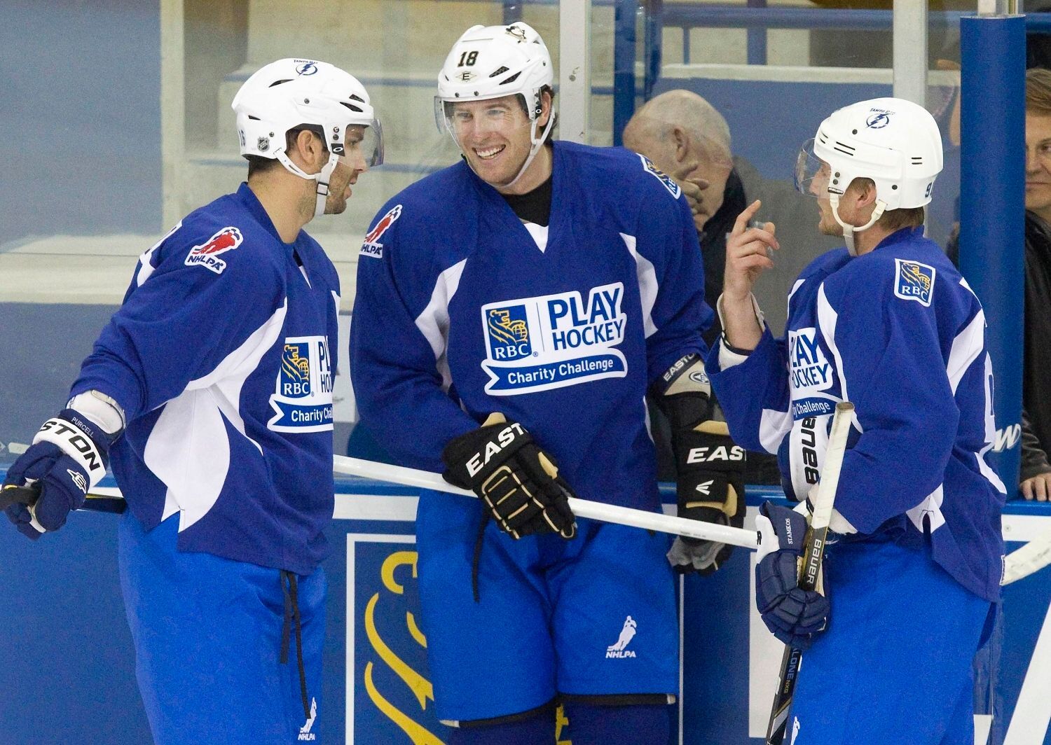 NHLPA charity game, Toronto: Teddy Purcell, James Neal a Steven Stamkos