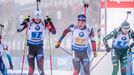 SP v biatlonu 2018/19, Oberhof, štafeta mužů: Tomáš Krupčík (vlevo) a Jakub Štvrtecký