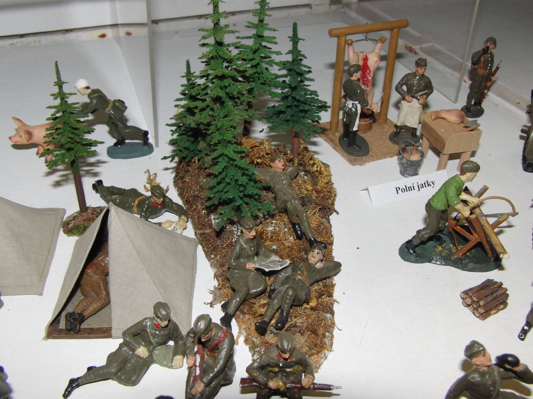 Vojáčci a modely vojenské techniky Lubora Šušlíka