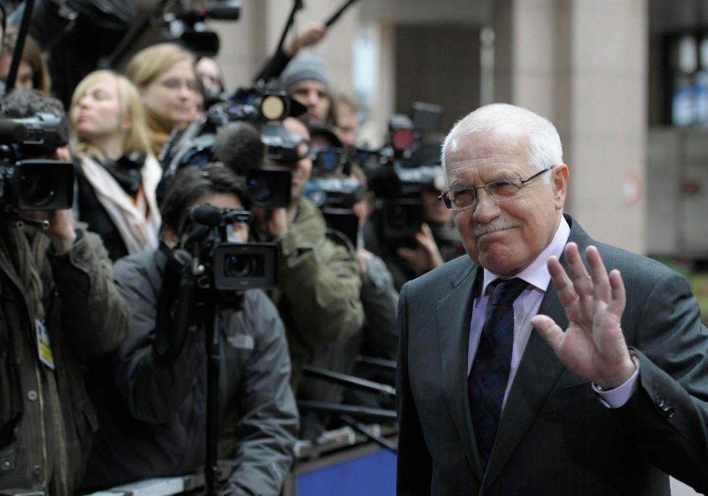 Prezident Václav Klaus na setkání lídrů EU
