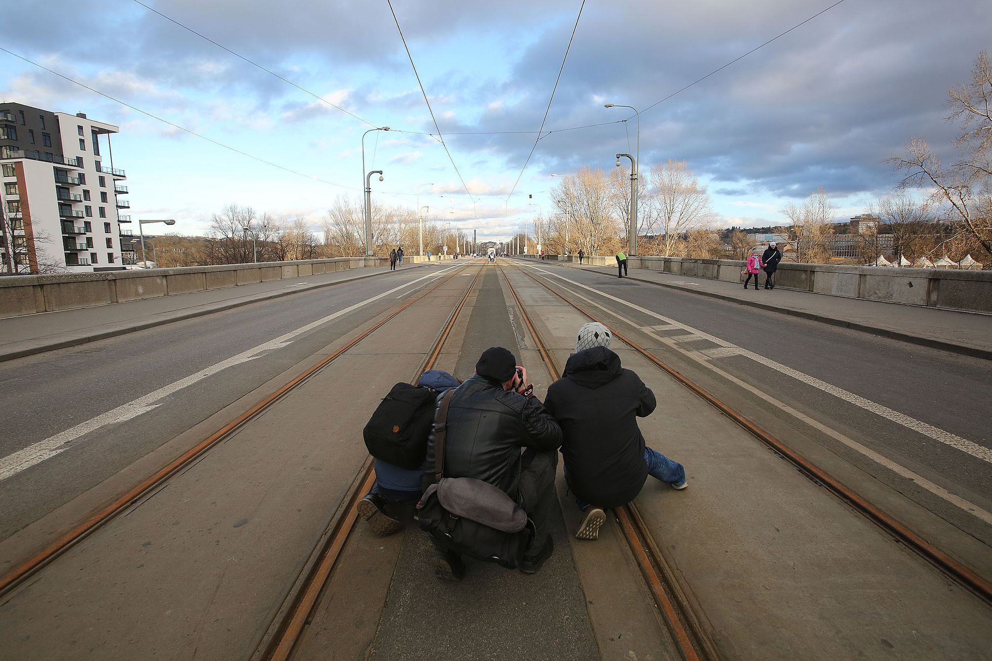 Rikši na Libeňském mostě