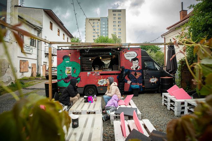 Comic Cone Food Truck ve Zlíně.