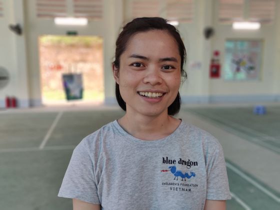 Nguyen Thu Thuy z organizace Blue Dragon.