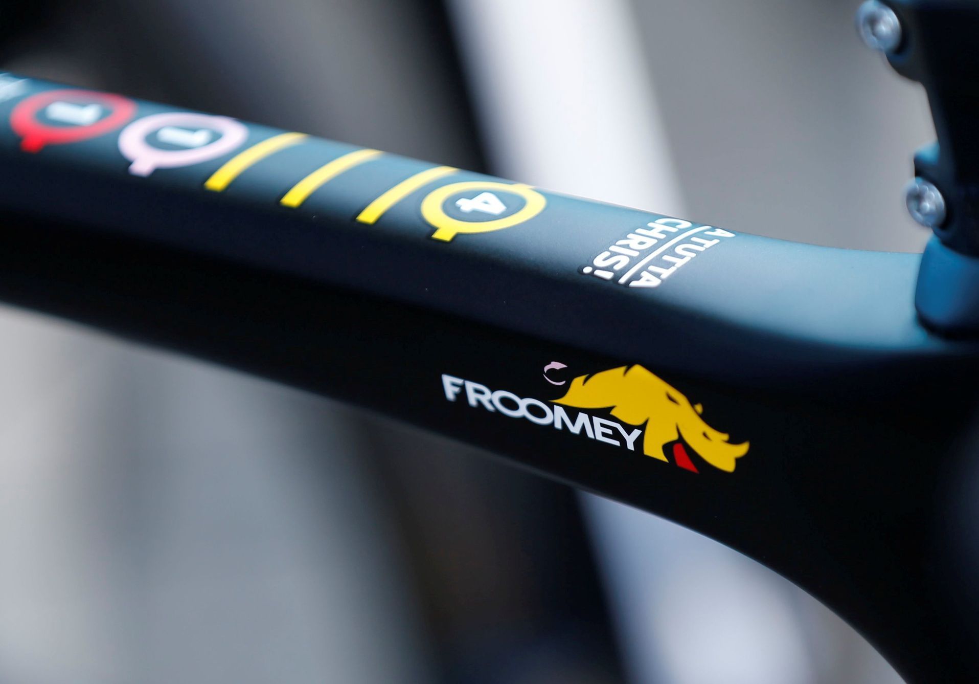Tour de France 2018: Rám bicyklu Chrise Froomea