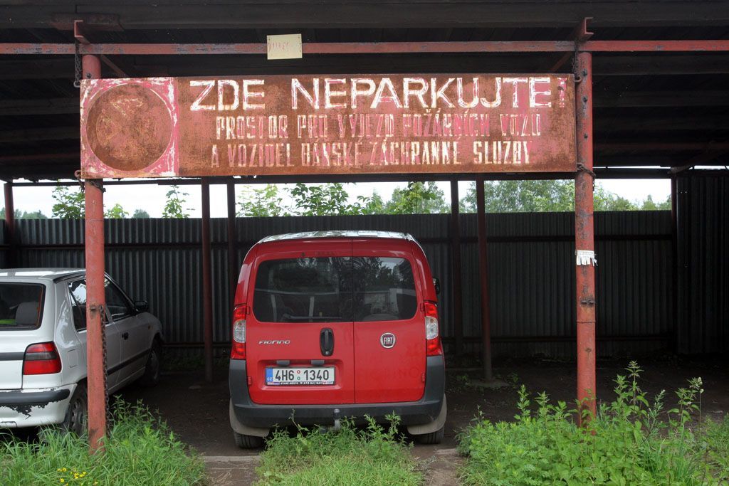 Zavřený důl v Žacléři