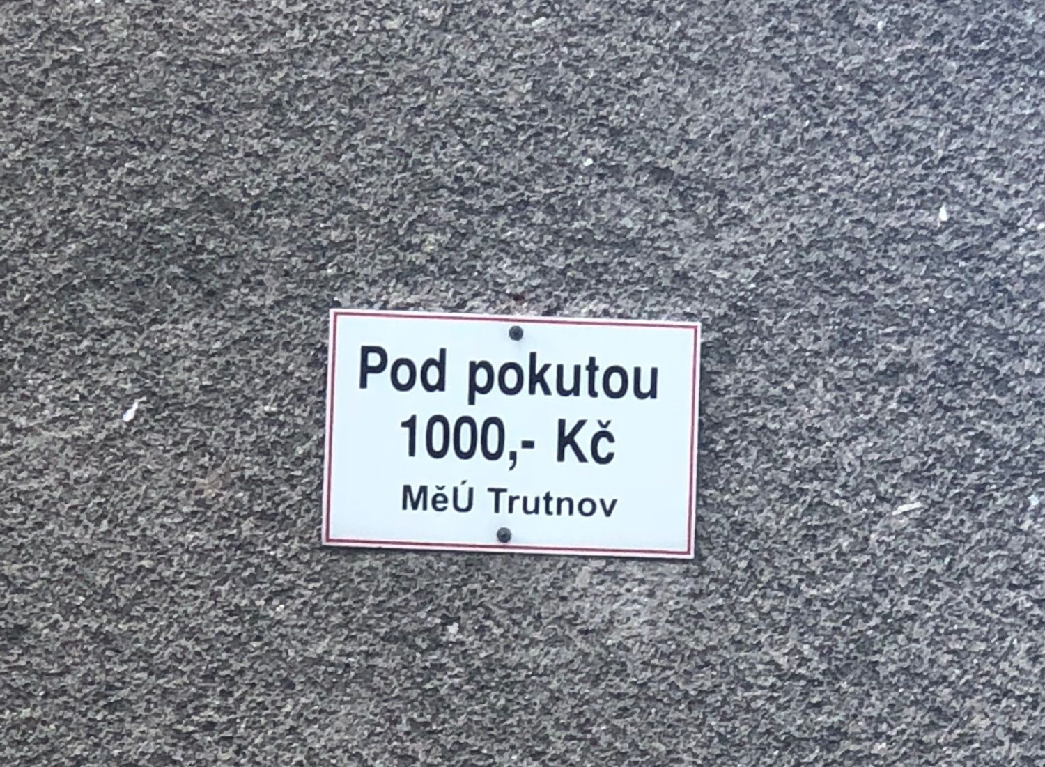 Cedule 2018 zákazy příkazy upozornění