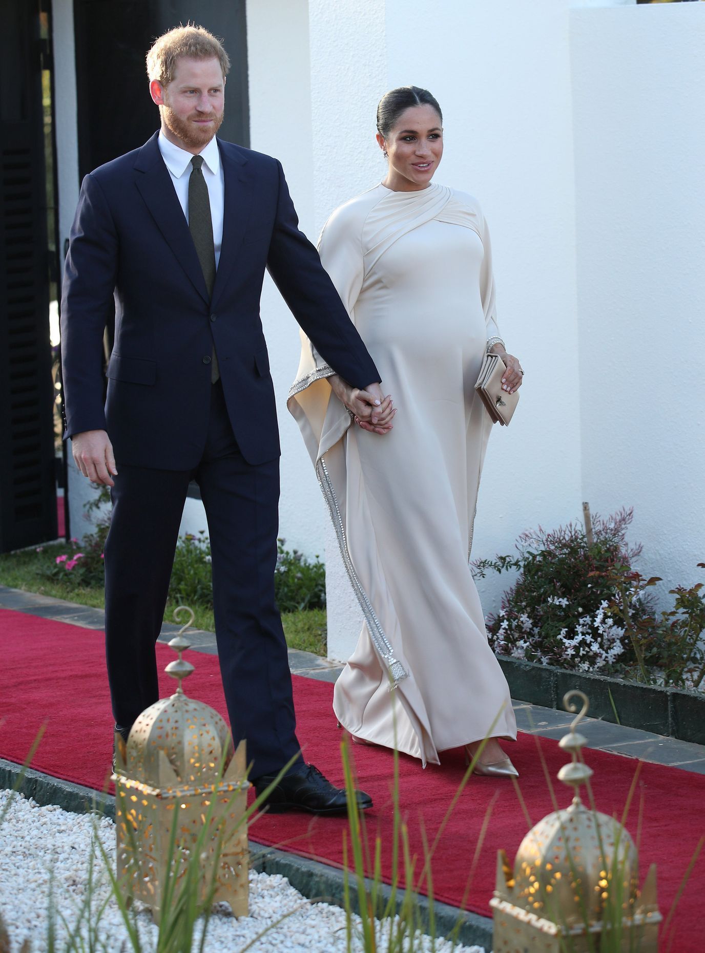 Vévodkyně Meghan a princ Harry v Maroku