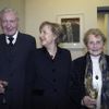 Angela Merkelová se svými rodiči.