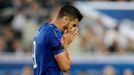 Italy's Graziano Pelle reacts after missing in the penalty shootout