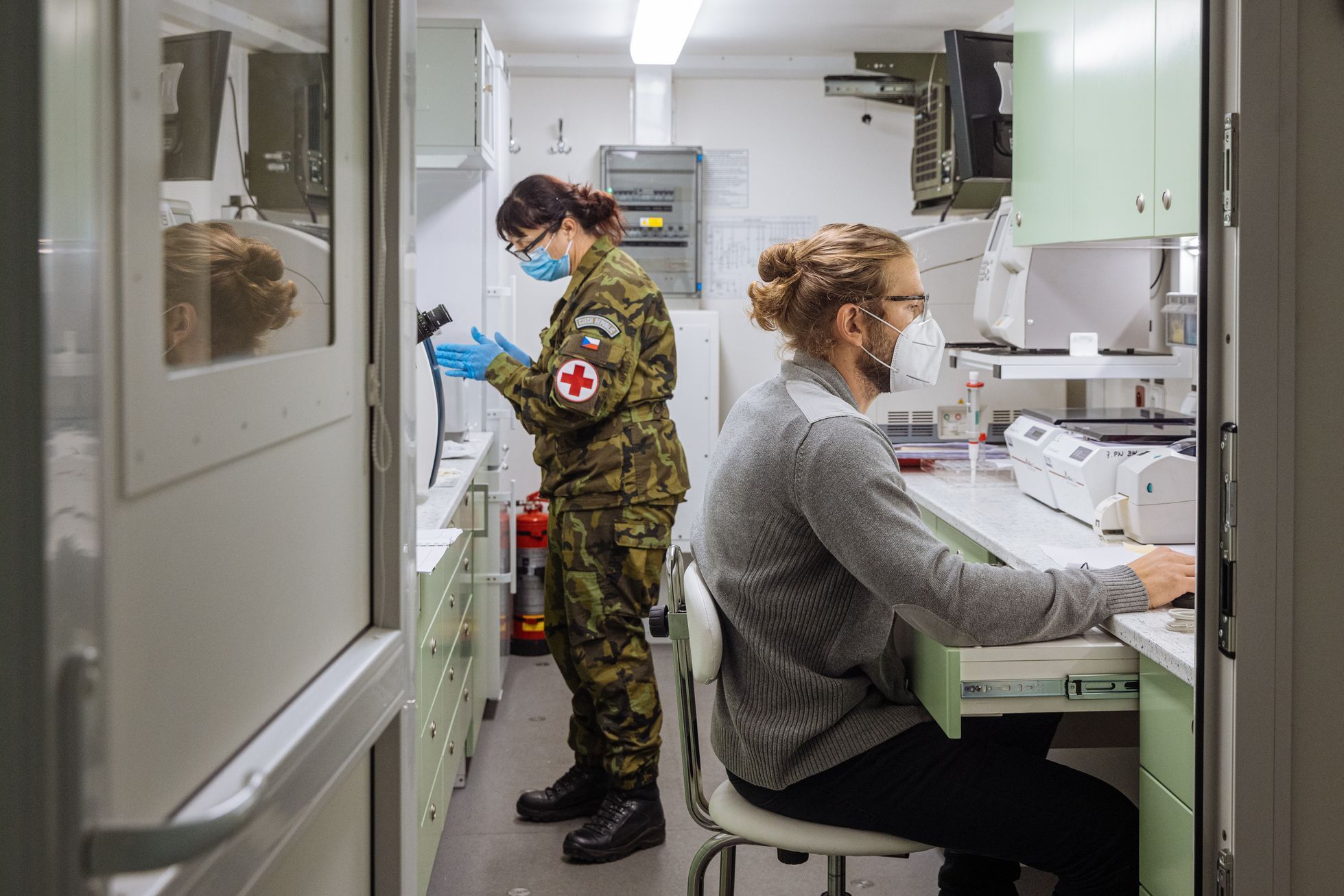 Armádní polní nemocnice v Letňanech - koronavirus