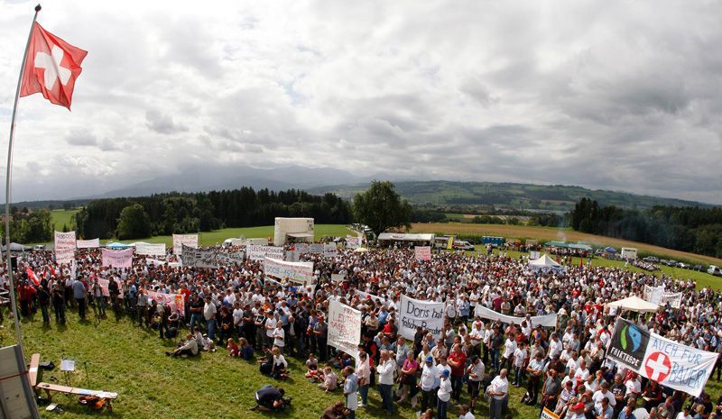 Stávka mlékařů