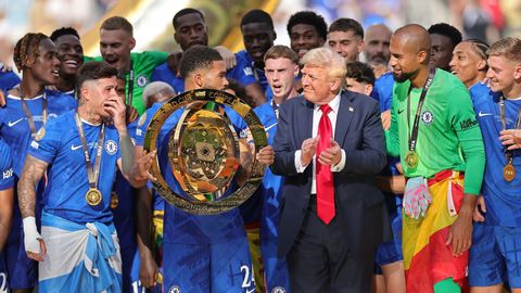 "Byl jsem zmatený." Trump perlil na finále klubů, hráči Chelsea nechápali, co se děje