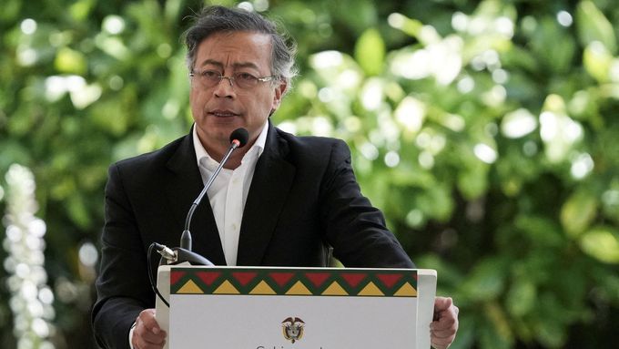 Kolumbijský prezident Gustavo Petro.