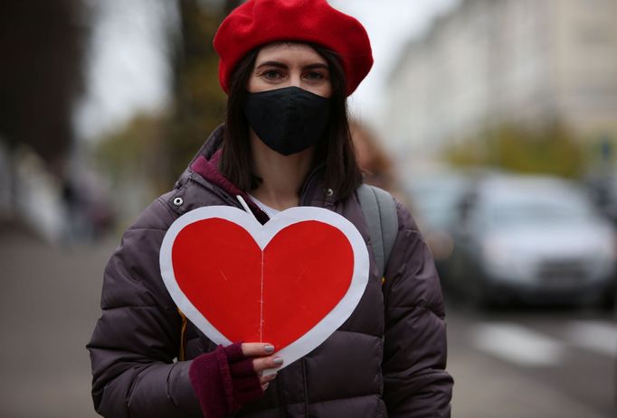 Protirežimní protesty v Bělorusku pokračují i v listopadu 2020.