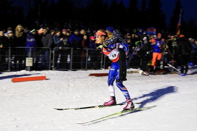 Biatlonová exhibice v Jablonci - Břízkách 2017 (Gabriela Koukalová)