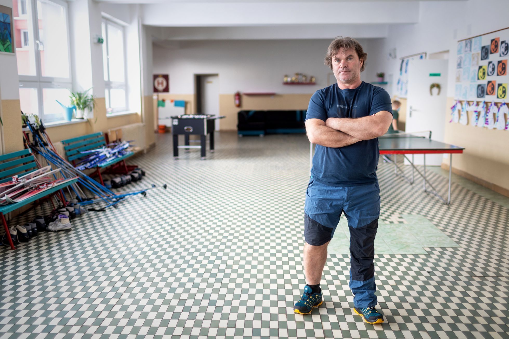 Josef Špinar, ředitel základní školy / Václav Vašků