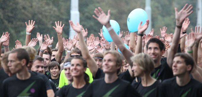 Běžecké závody We Run Prague na 10 km z pražského Podolí.