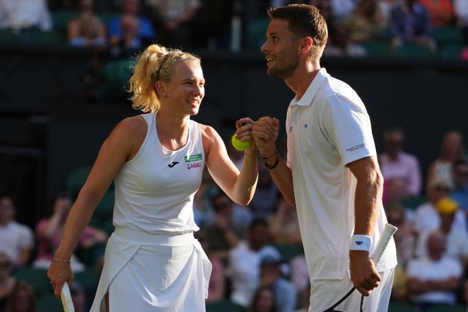 Kateřina Siniaková a Sem Verbeek, Wimbledon 2025